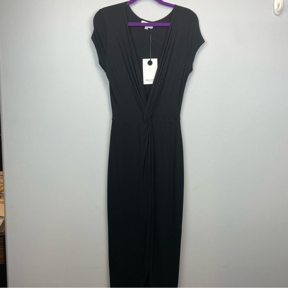 Rolla Coster • twist tie high low maxi dress